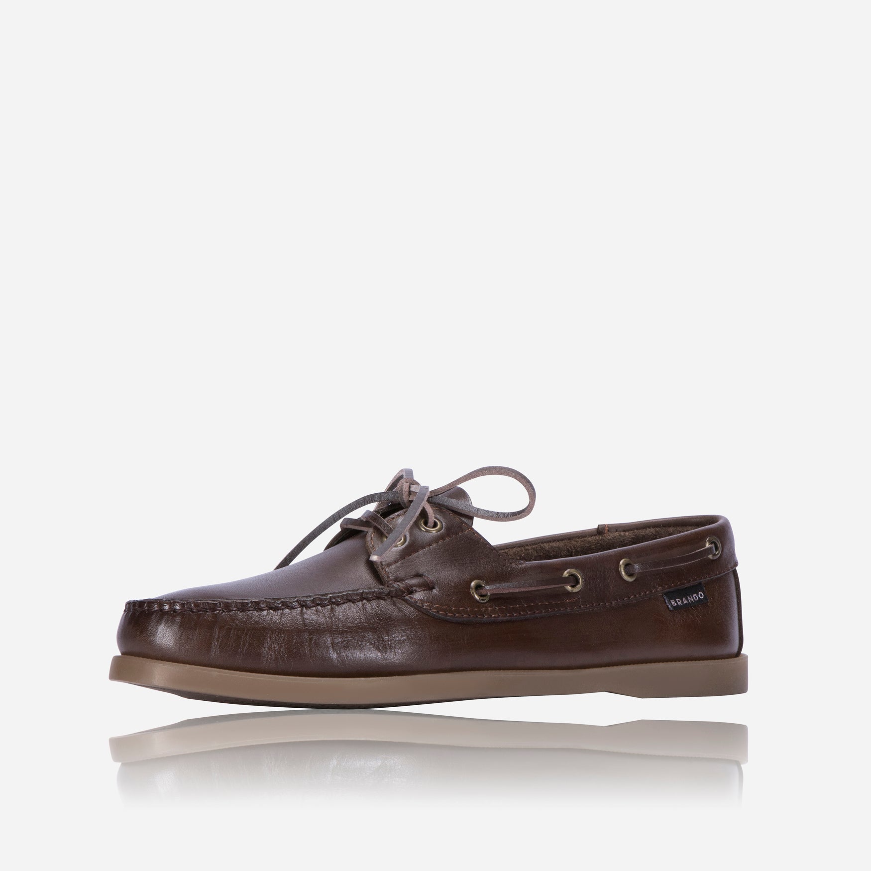 Doni-MS Boat shoe, Chocolate - Leather Shoes | Brando Leather South Africa