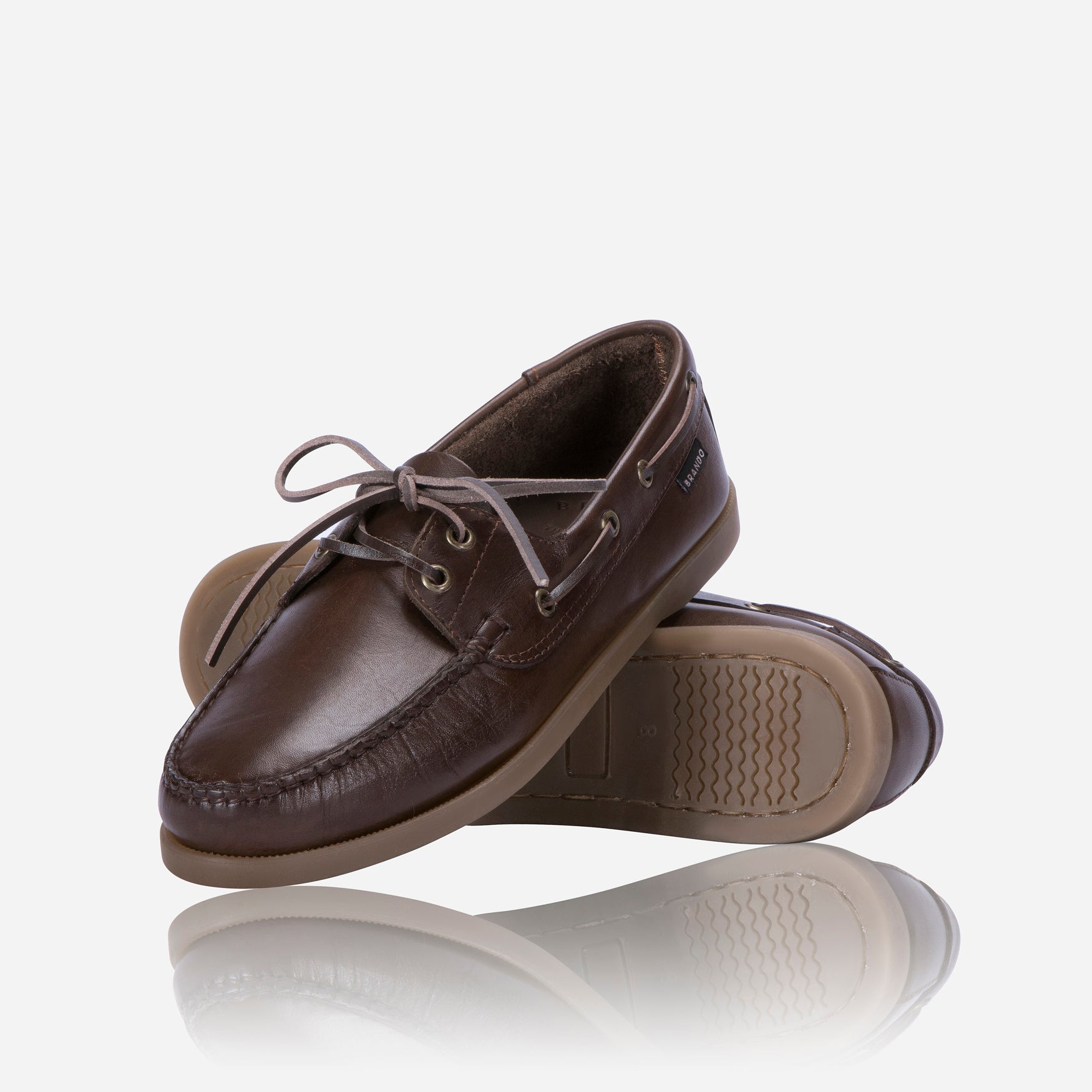 Doni-MS Boat shoe, Chocolate - Leather Shoes | Brando Leather South Africa