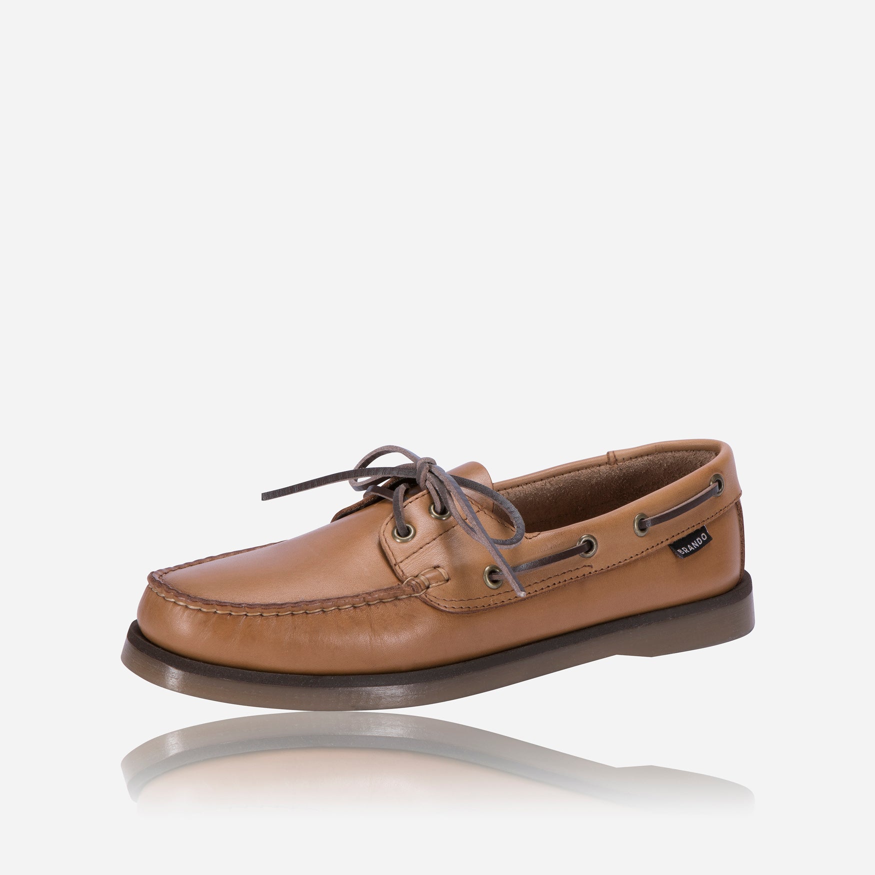 Doni - MS Boat Shoe, Tan - Brando Leather