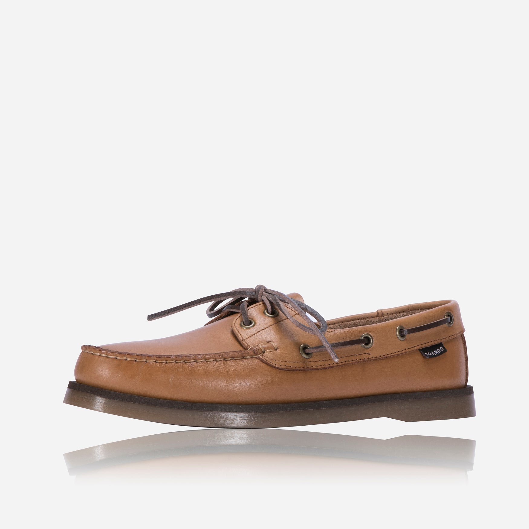 Doni - MS Boat Shoe, Tan - Brando Leather