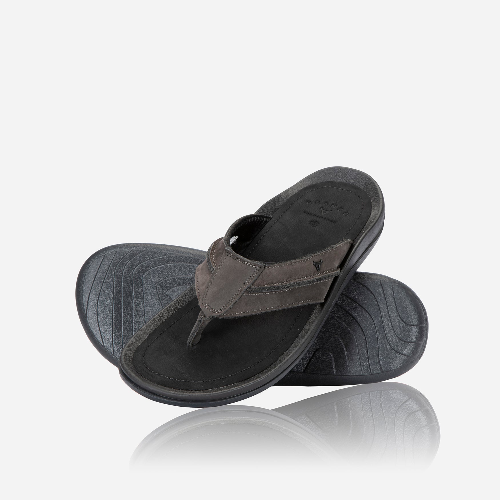 Owen Thong Sandal, Grey