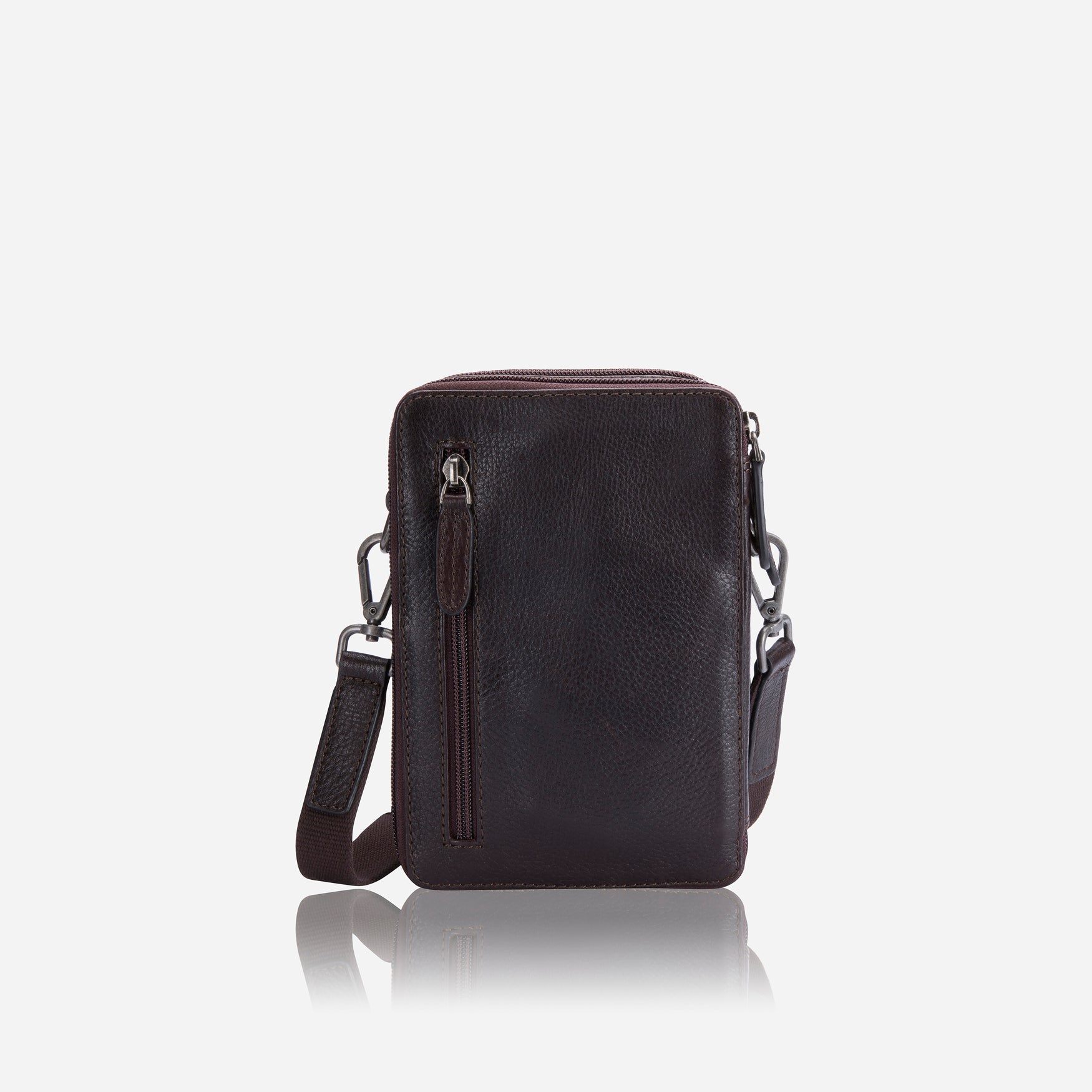 Organiser with handstrap, Impala Brown - Leather Business Bag | Brando Leather South Africa