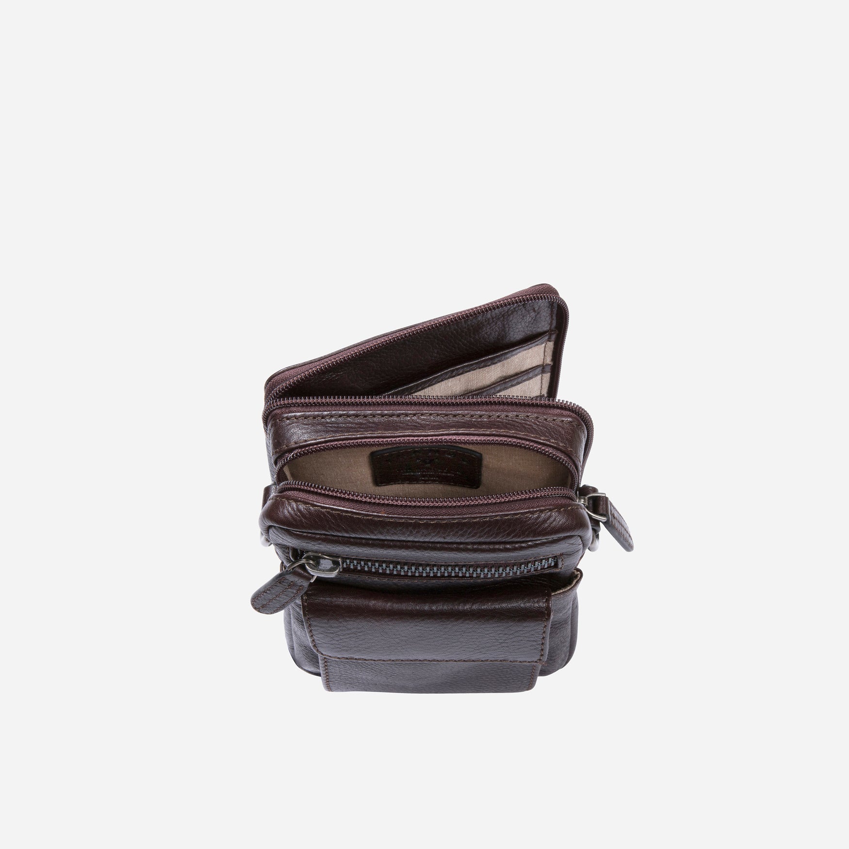 Organiser with handstrap, Impala Brown - Leather Business Bag | Brando Leather South Africa