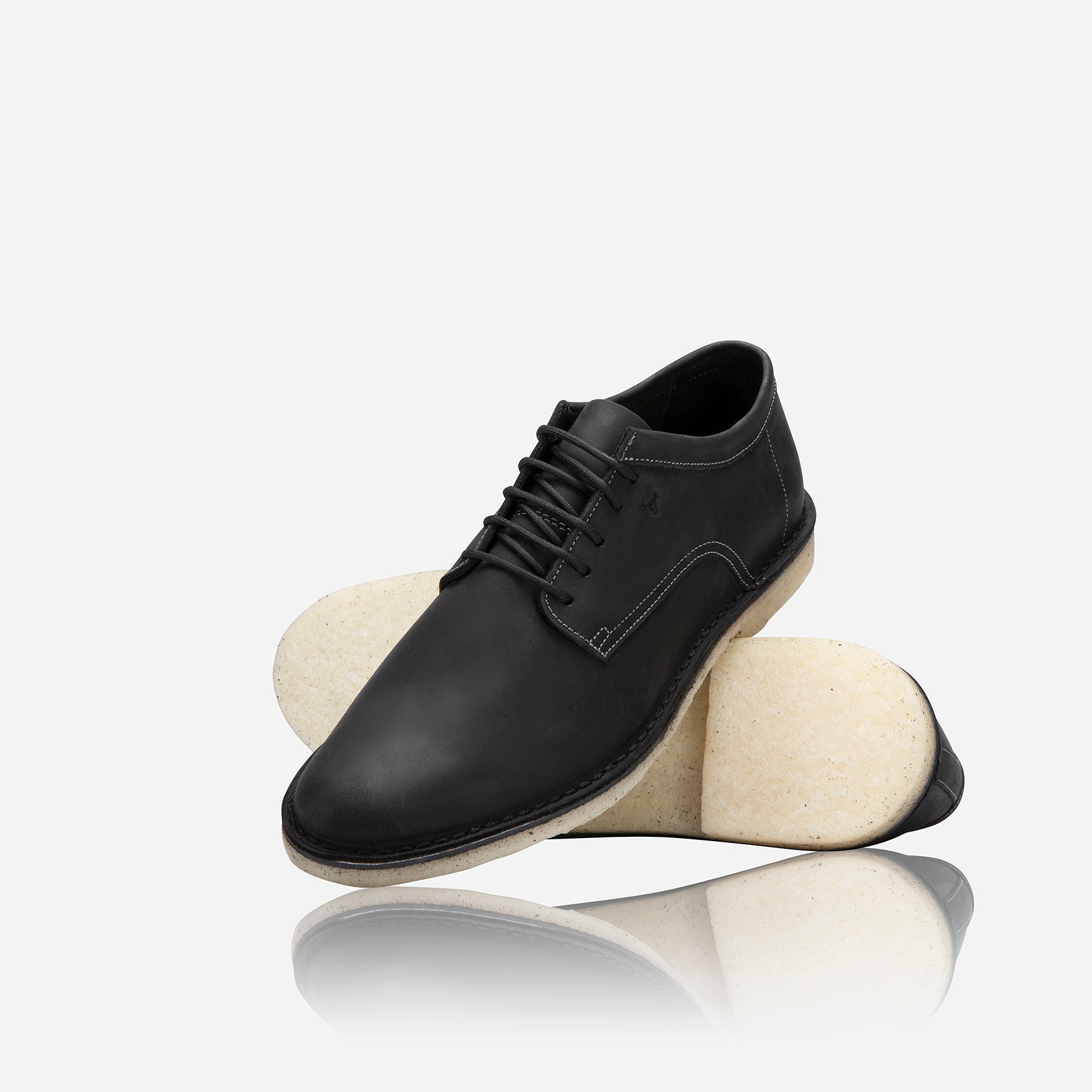 Martin Low Cut Vellie, Black - Brando Leather