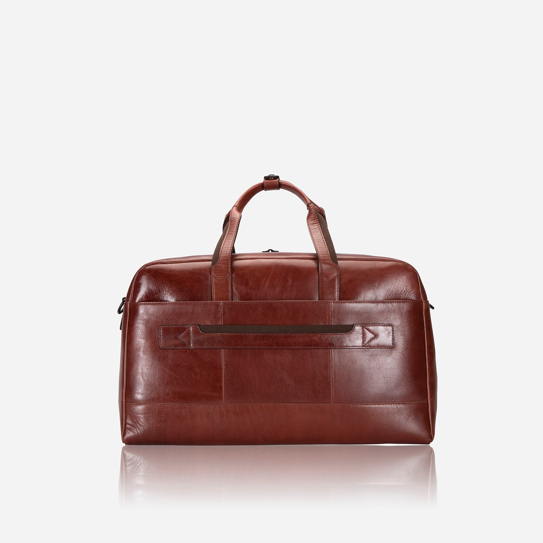 Leather Duffel Weekender, Brown - Brando Leather