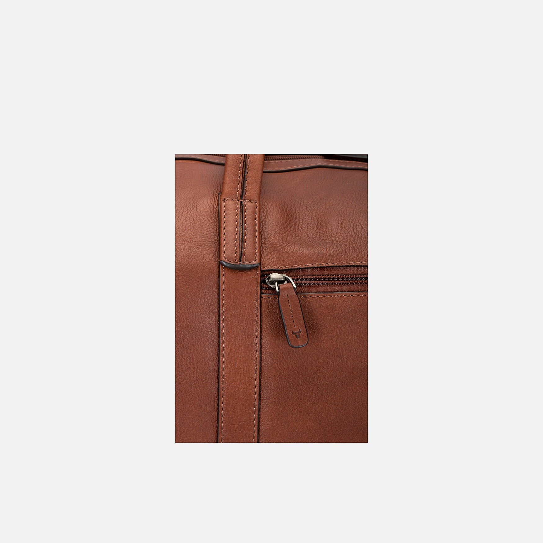 Military Style Duffel, Copper Brown - Brando Leather