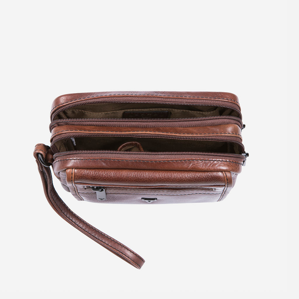 Gent's Bag With Hand Strap - Leather Gent's Bag | Brando Leather South Africa