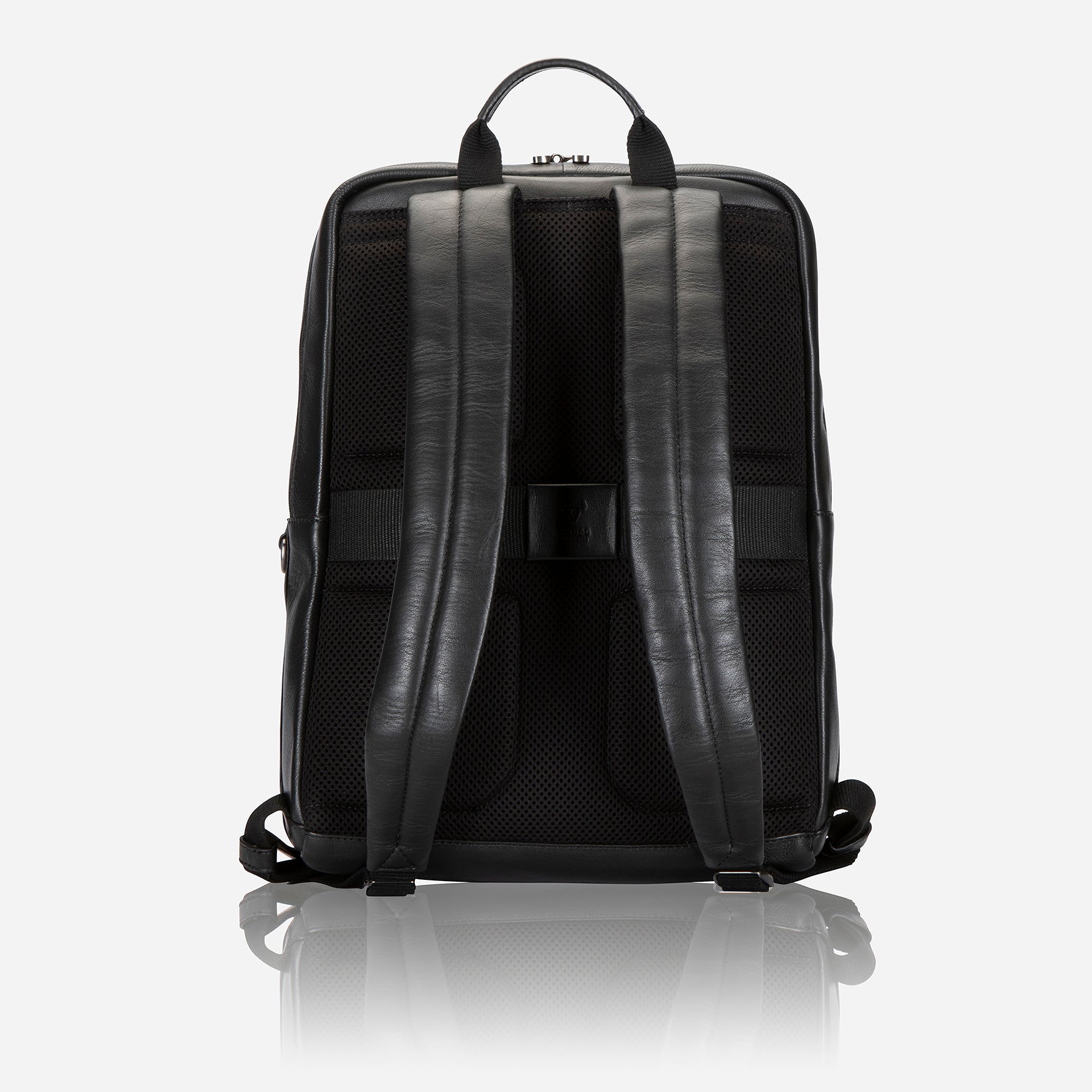 Armstrong 15" Mens Leather Laptop Backpack, Black - Brando Leather