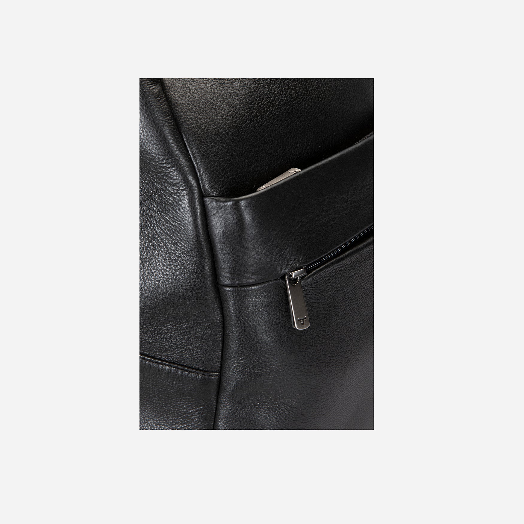 Armstrong 15" Mens Leather Laptop Backpack, Black - Brando Leather