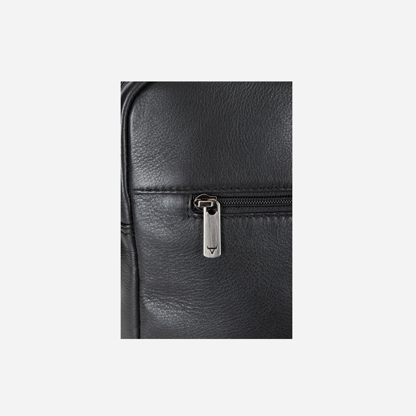 Armstrong 15" Double Gusset Leather Laptop Bag, Black - Brando Leather
