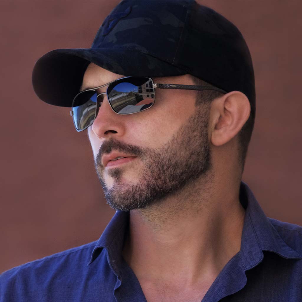 Classic Cap, Black Camo | Brando Leather South Africa