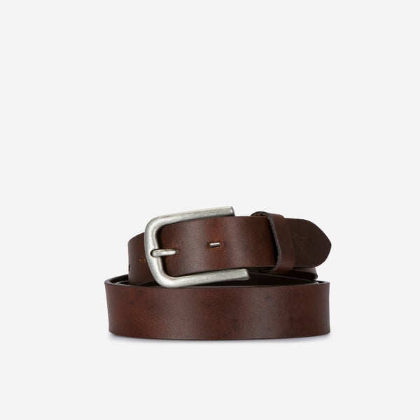 Leather Basic Belt 40mm, Tan