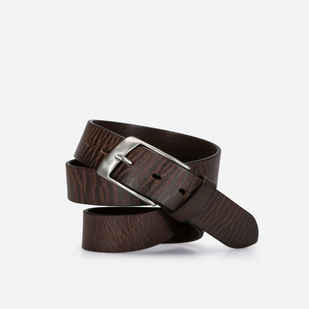 Leather Basic Belt 40mm, Brown