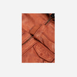 Jenn Ladies Leather Jacket, Tan