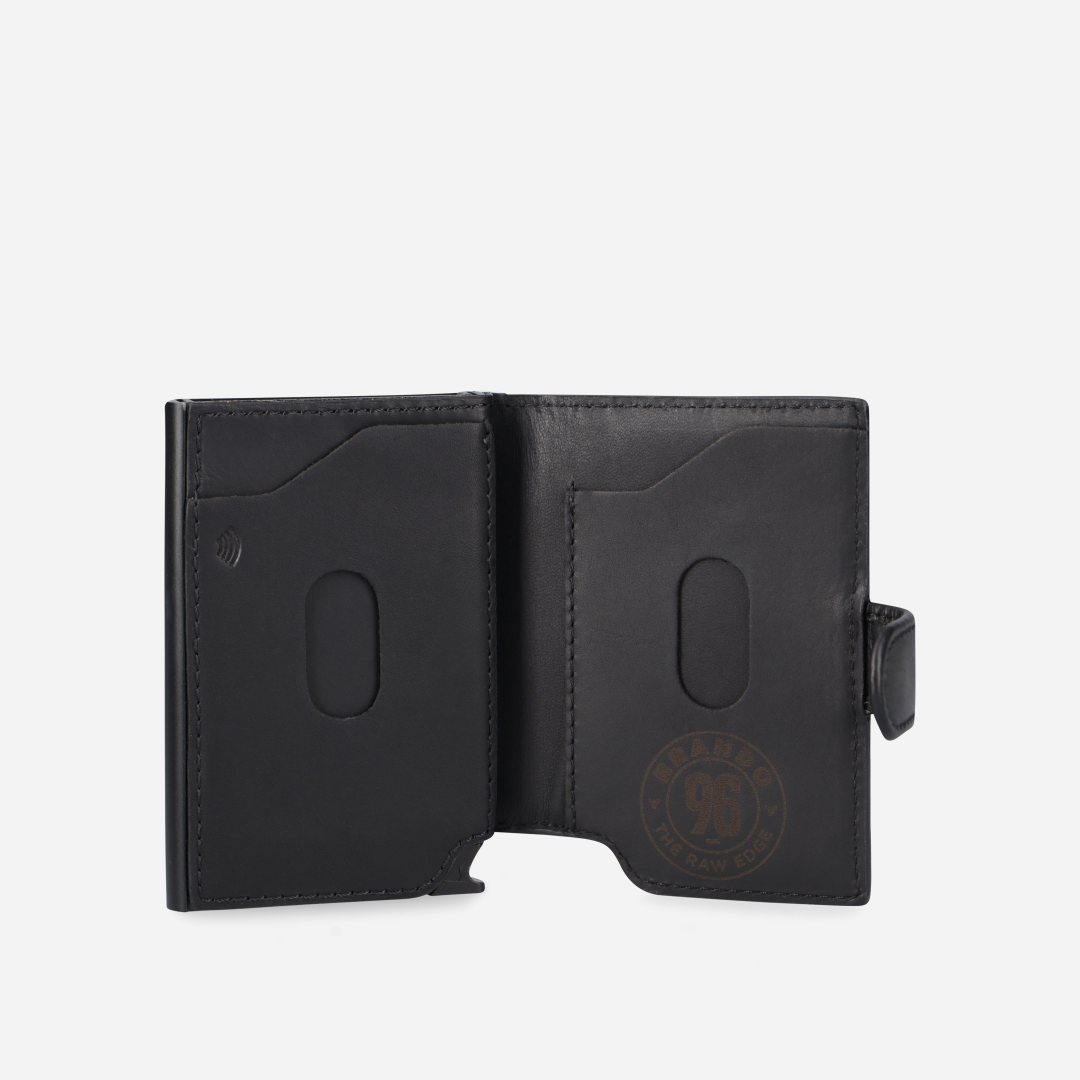 James Detailed Metal Card Holder