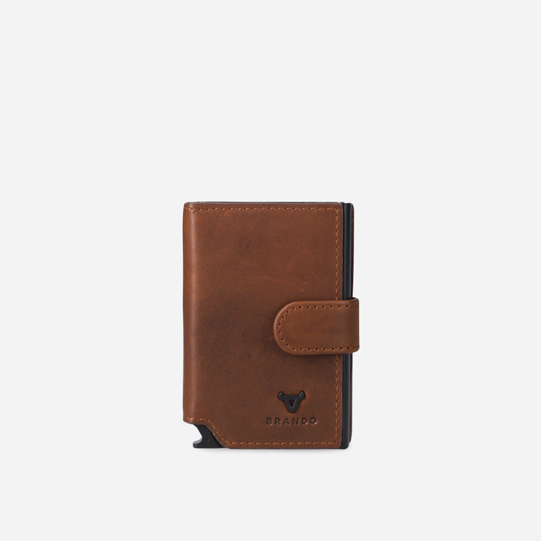 James Detailed Metal Card Holder