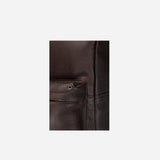 Leather Laptop Backpack, Brown
