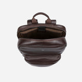 Leather Laptop Backpack, Brown