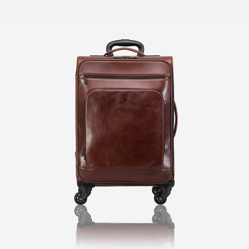 Authentic Leather Cabin Bag, Brown
