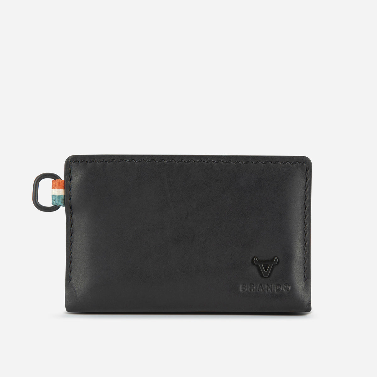 James Note Clip Card Holder in Black - card holder | Brando Leather