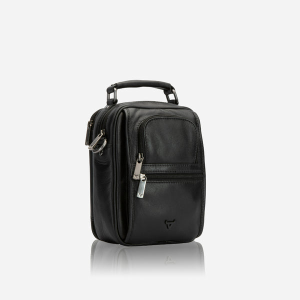 Gent's Bag With Top Handle, Black