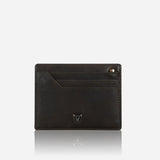 Brando Eastwood Leather RFID Card holder money clip, Brown