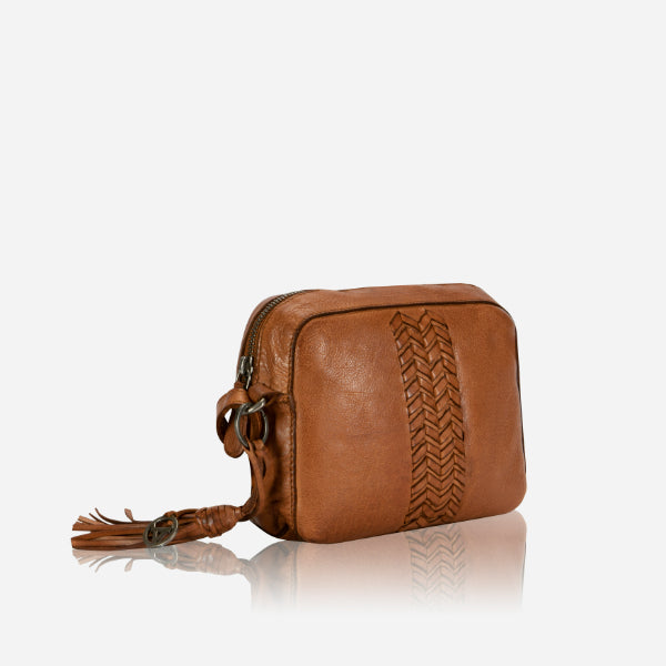 Kate Small Leather Crossbody Bag, Tan