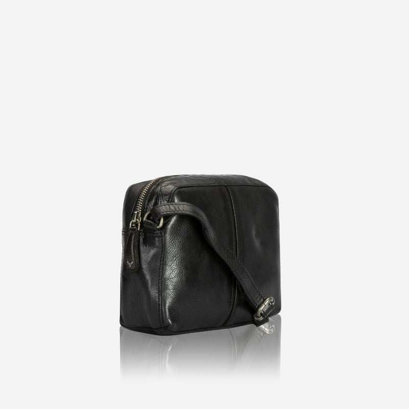 Kate Small Leather Crossbody Bag, Black