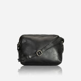 Kate Small Leather Crossbody Bag, Black