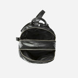 Naomi Leather Backpack, Black