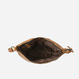 Rachel Leather Crossbody Bag, Tan