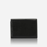 Brando Compact TriFold Leather Wallet, Black