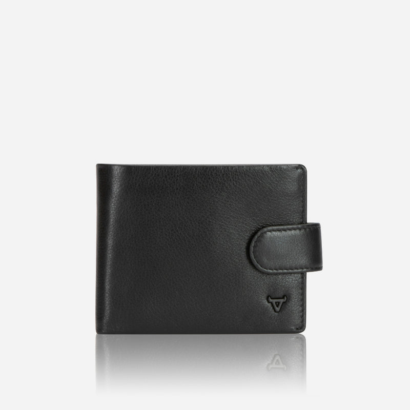 Brando Essential Leather Executive Wallet, Black
