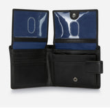 Brando Essential Leather Executive Wallet, Black
