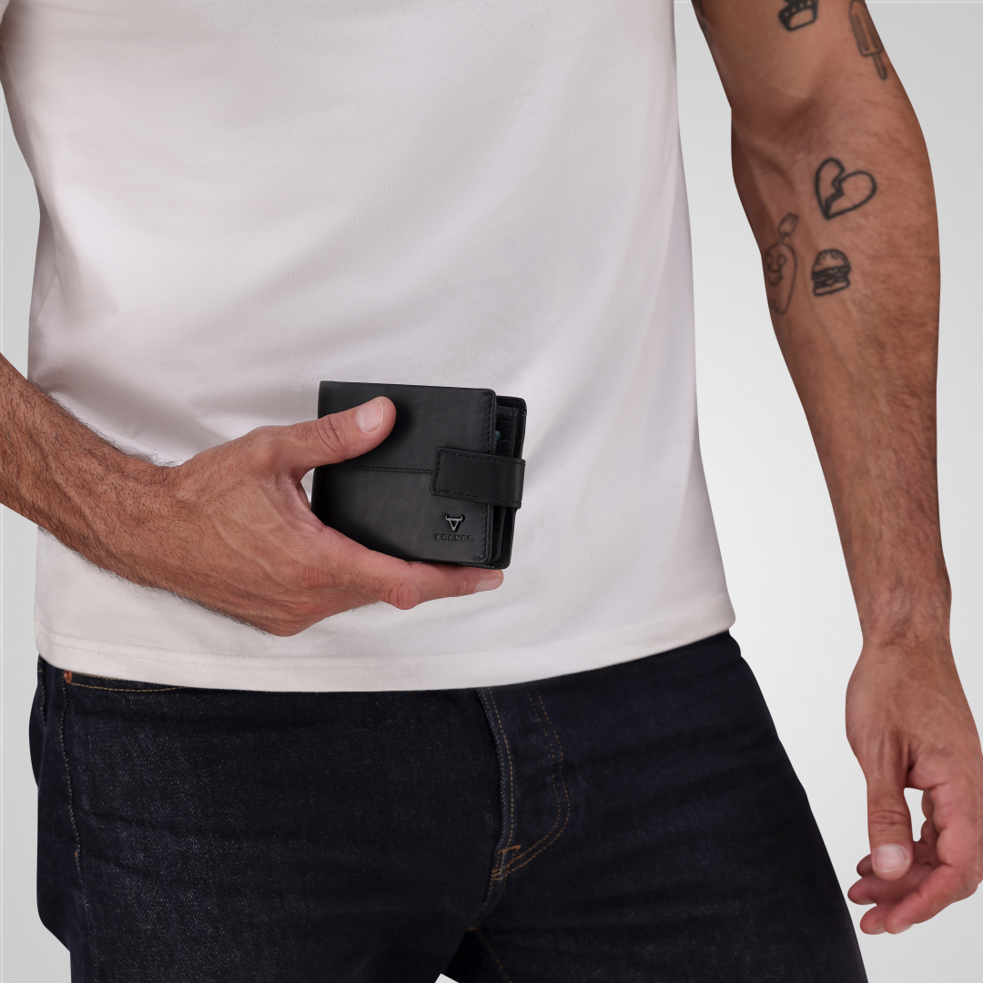 James Bifold Wallet with Tab Closure