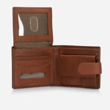Brando Multi Card Kudu Leather Wallet, Copper