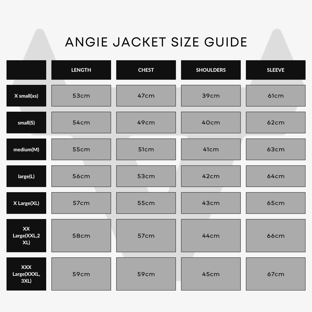 Angie Ladies Leather Jacket, Black