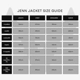 Jenn Ladies Leather Jacket, Tan