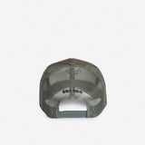 Trucker Cap - Camo / Olive / Camo Peak - Leather Caps | Brando Leather South Africa