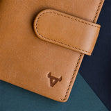 Multi Card Leather Wallet, Tan - Leather Wallet | Brando Leather South Africa
