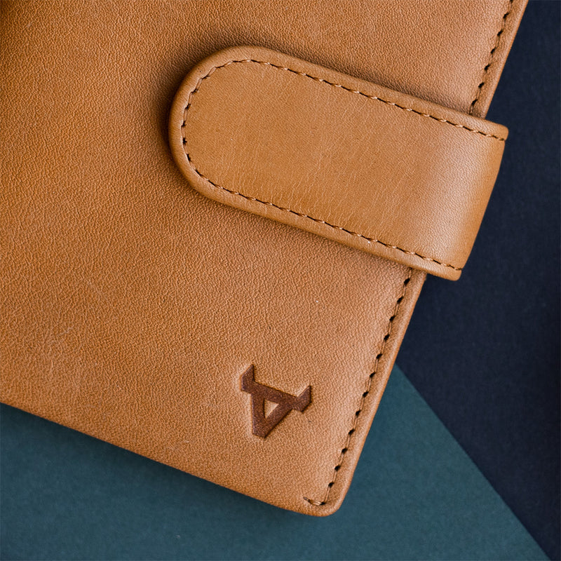 Multi Card Leather Wallet, Tan - Leather Wallet | Brando Leather South Africa