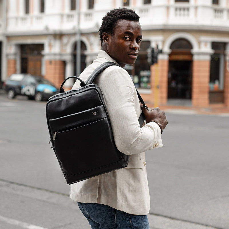 13" Slim Laptop Backpack - Leather Backpacks | Brando Leather South Africa