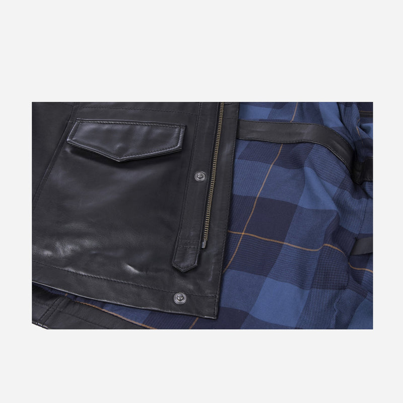 Marlon Jacket, Black - Leather Jacket | Brando Leather South Africa