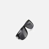 Classic Sunglasses, Shiny Black - Sunglasses | Brando Leather South Africa