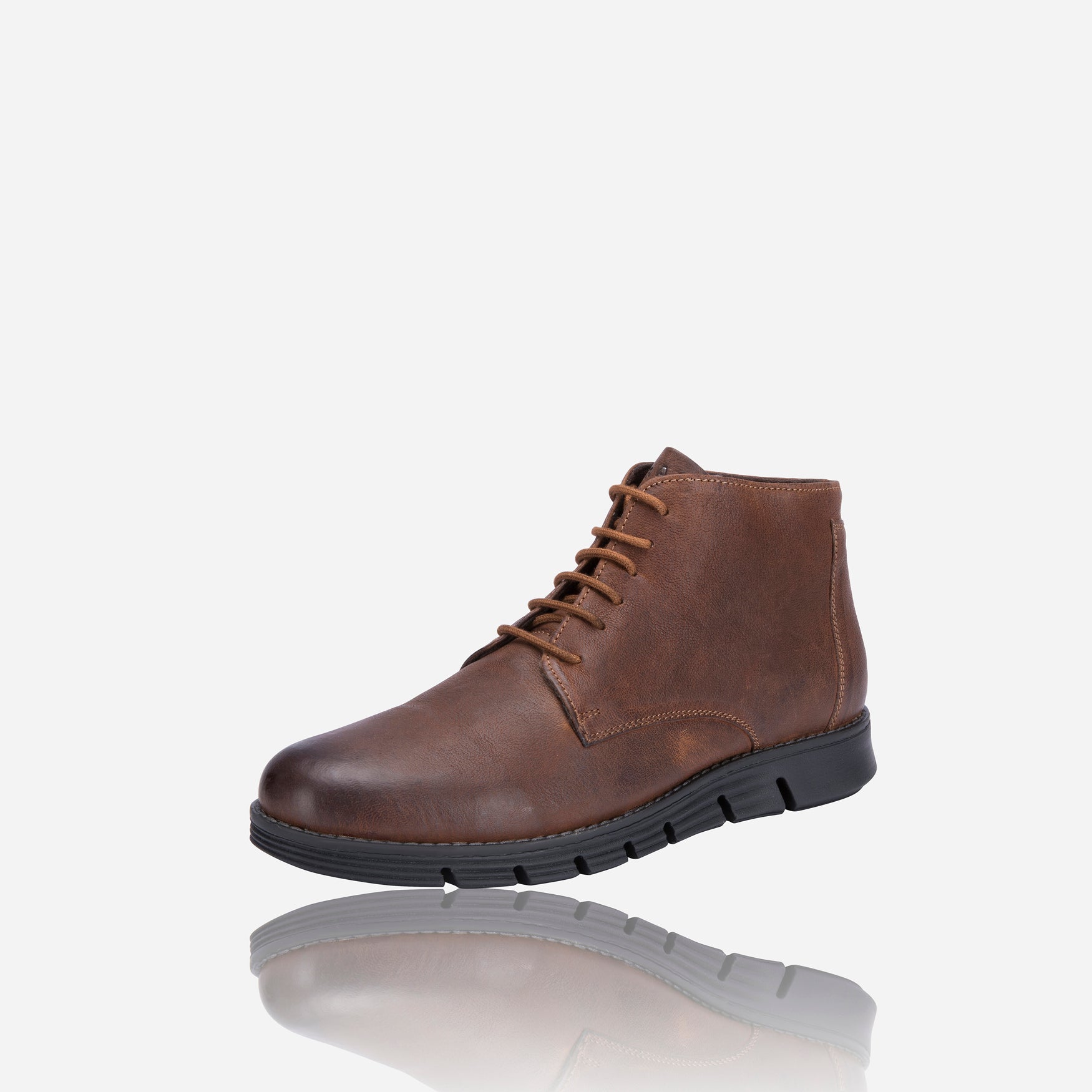 Tuskey Lace Boot - Tobacco - Leather Shoes | Brando Leather South Africa