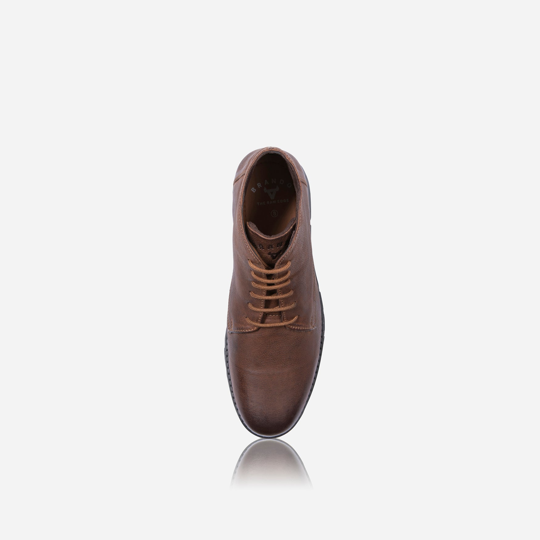 Tuskey Lace Boot - Tobacco - Leather Shoes | Brando Leather South Africa