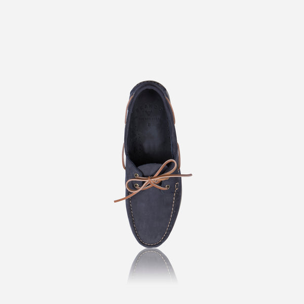 Nautilus Boat shoe, Navy - Leather Shoes | Brando Leather South Africa