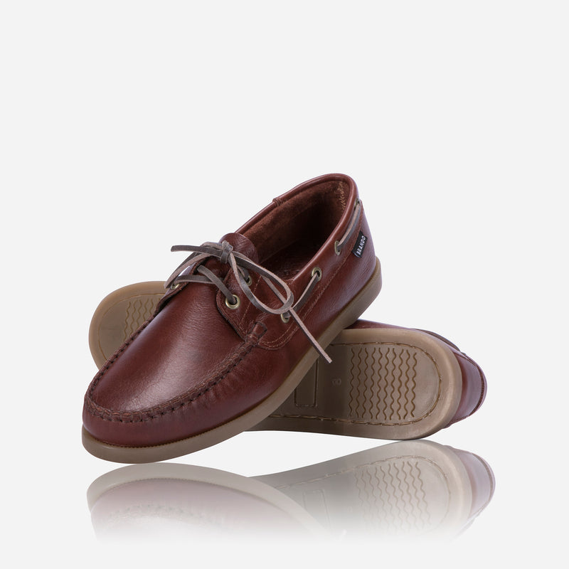 Doni-MS Boat shoe, Burgundy - Leather Shoes | Brando Leather South Africa