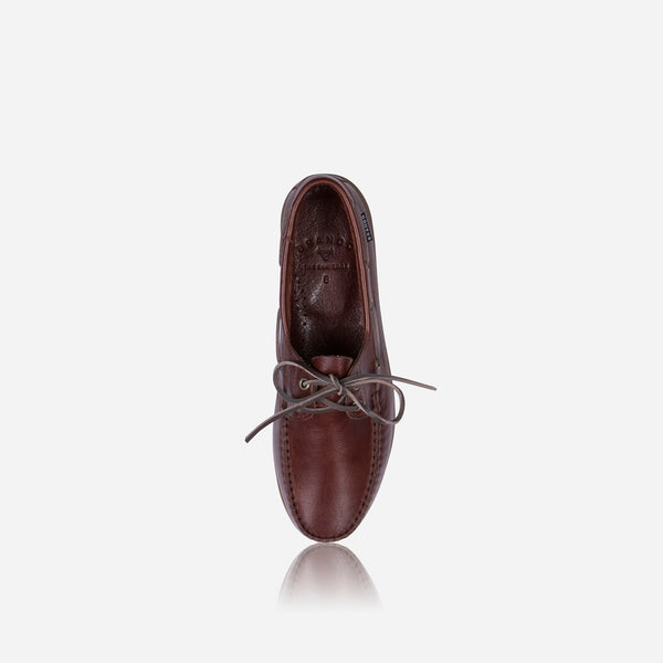 Doni-MS Boat shoe, Burgundy - Leather Shoes | Brando Leather South Africa