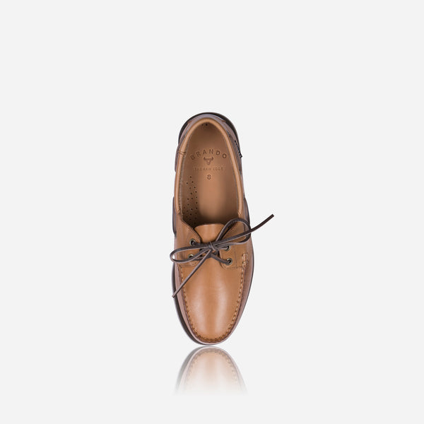 Doni-MS Boat shoe, Tan - Leather Shoes | Brando Leather South Africa